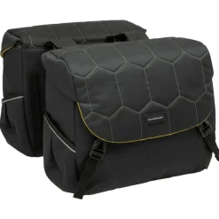 Fietstassen-New Looxs Mondi Joy Double fietstas 38 liter quilted black