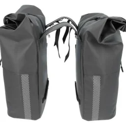 New Looxs  Nyborg Double fietstas 34 liter black< Fietstassen