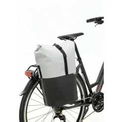 New Looxs  Nyborg Single 17 liter fietstas light grey black< Fietstassen