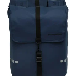 Fietstassen-New Looxs  Odense Double fietstas 39 liter dark blue