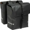 New Looxs  Odense Double fietstas 39 liter black< Fietstassen
