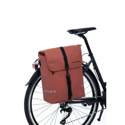 Fietstassen-New Looxs  Odense Single fietstas 17,5 liter rust