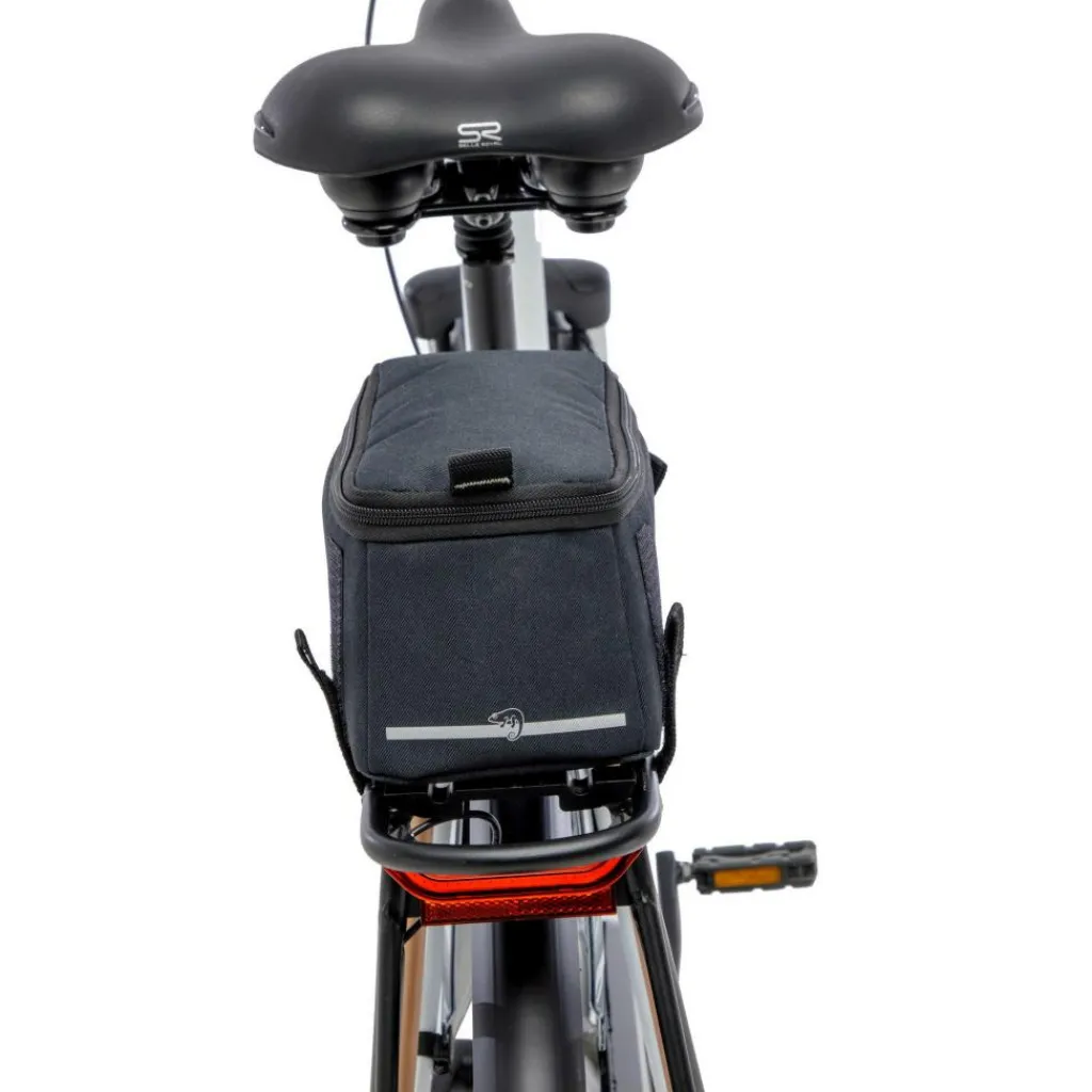 New Looxs Trunkbag Lock fietstas 4,5 liter black< Fietstassen