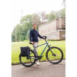 Fietstassen-New Looxs  Tulum Double fietstas 32 liter grey green