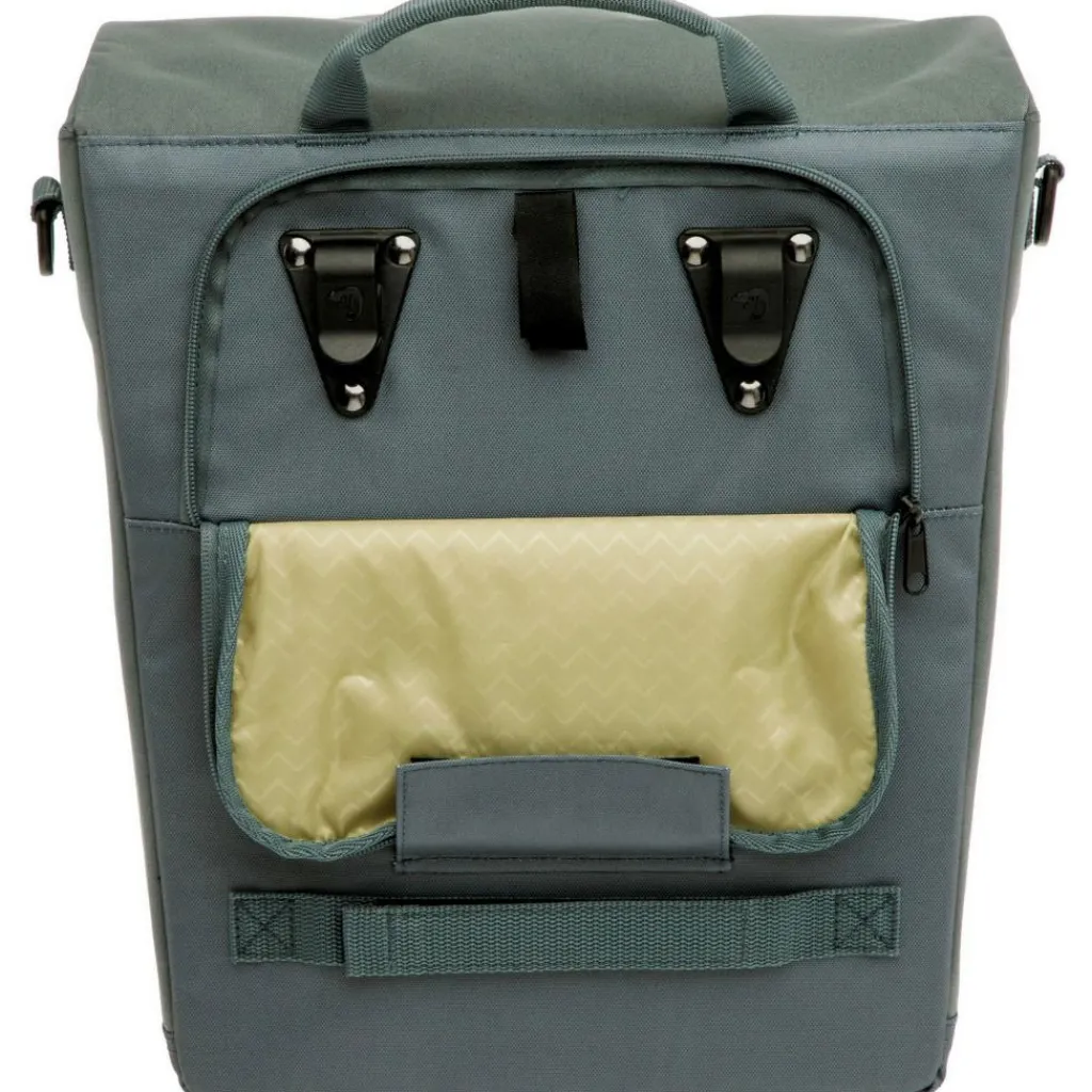New Looxs Tulum Single fietstas 16 liter grey green< Fietstassen