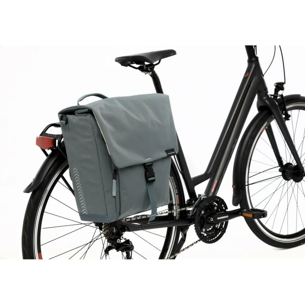 New Looxs Tulum Single fietstas 16 liter grey green< Fietstassen
