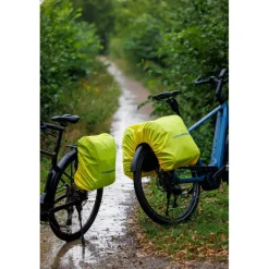 Fietstassen-New Looxs  Vigo Double fietstas 40 liter black green