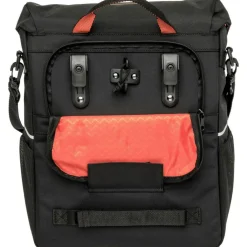 New Looxs Vigo Single fietstas 20 liter black orange< Fietstassen