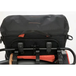 New Looxs Vigo Single fietstas 20 liter black orange< Fietstassen