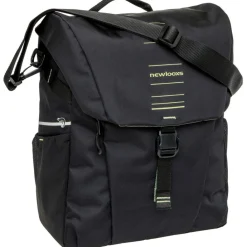 New Looxs  Vigo Single fietstas 20 liter black green< Fietstassen