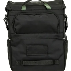 New Looxs Vigo Single fietstas 20 liter black green< Fietstassen