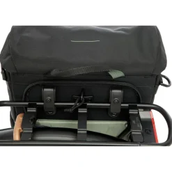 New Looxs Vigo Single fietstas 20 liter black green< Fietstassen