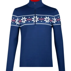 Newland Bormio skipully heren navy white< Skipullies|Wintersport