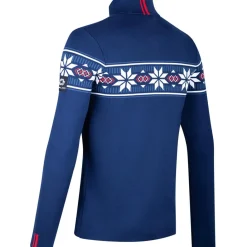 Newland Bormio skipully heren navy white< Skipullies|Wintersport