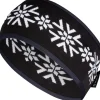 Newland Brunnistock hoofdband dames black white< Mutsen|Wintersport