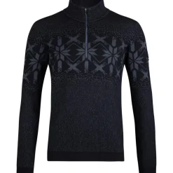 Newland Courmayeur skipully heren black dark grey< Skipullies|Wintersport