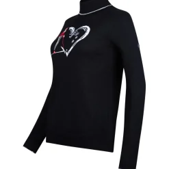 Skipullies|Wintersport-Newland Reine Blanche skipully dames black white