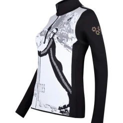 Newland Teide skipully dames black white< Skipullies|Wintersport