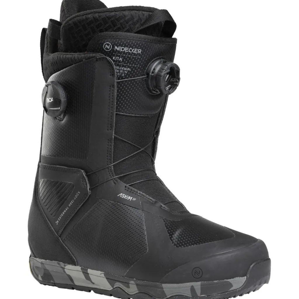 Snowboardschoenen|Wintersport-Nidecker Kita snowboardschoenen heren black