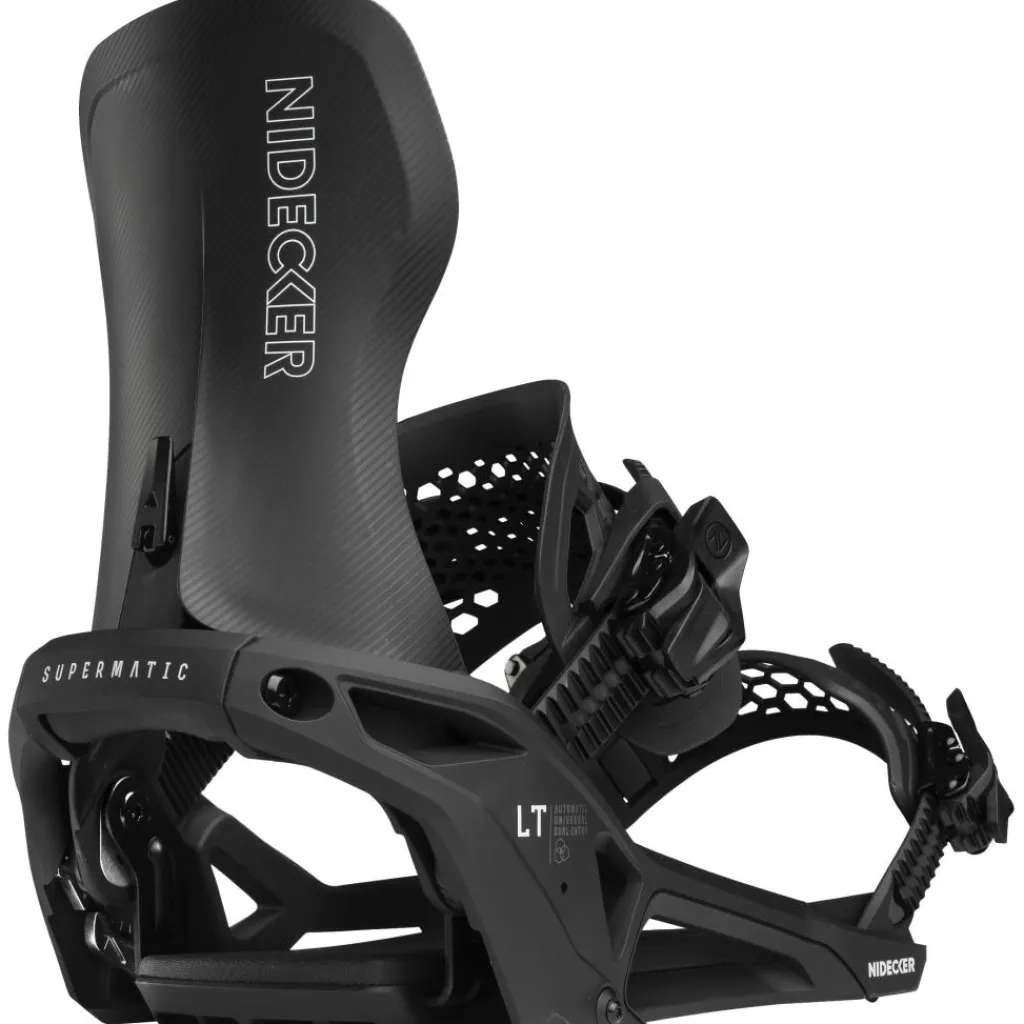 Snowboard Bindingen|Wintersport-Nidecker LT Supermatic bindingen heren black