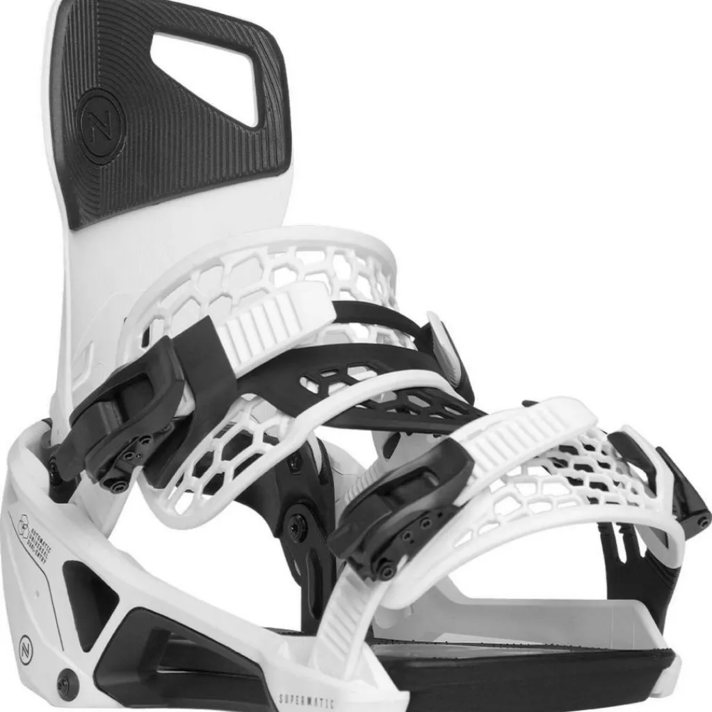 Nidecker Supermatic bindingen white< Snowboard Bindingen|Wintersport