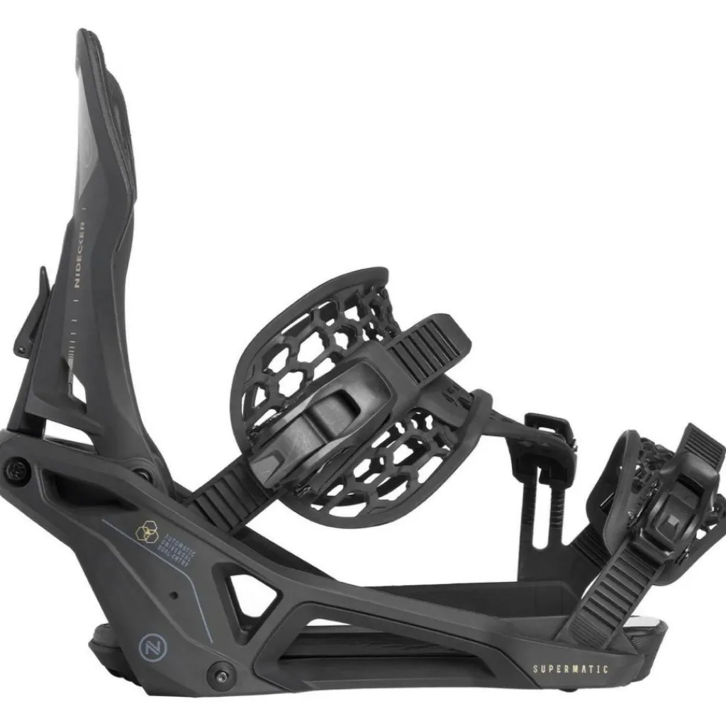 Nidecker Supermatic bindingen black< Snowboard Bindingen|Wintersport
