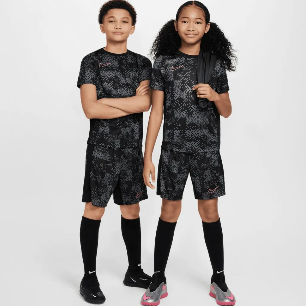 Voetbalkleding-Nike Academy Pro Dri-FIT voetbalbroekje junior iron grey black