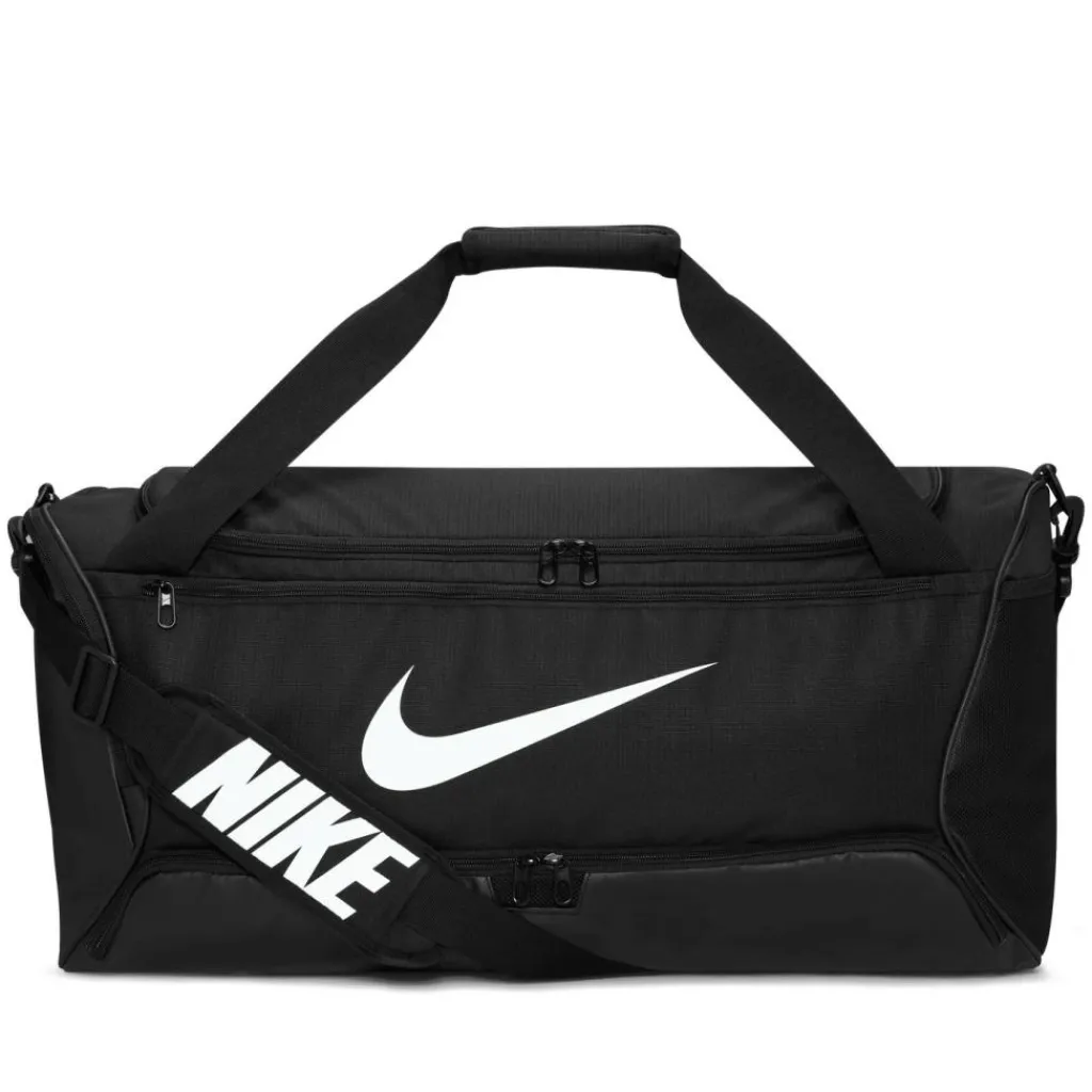 Nike Brasilia 9.5 Duffel sporttas black white< Sporttas|Voetbaltas