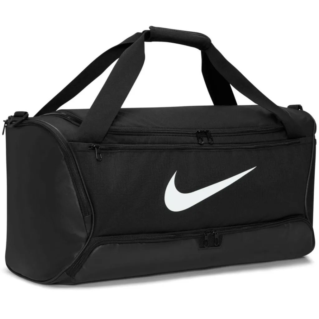 Nike Brasilia 9.5 Duffel sporttas black white< Sporttas|Voetbaltas