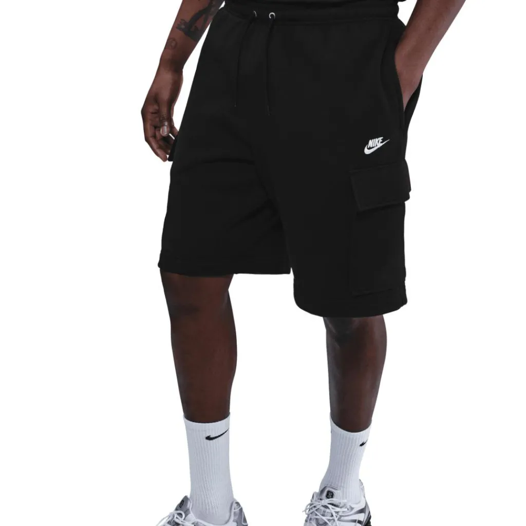 Sportbroek-Nike Club Cargo short heren black