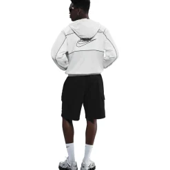 Sportbroek-Nike Club Cargo short heren black