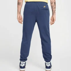 Broeken-Nike Club FT Bolt joggingbroek heren midnight navy  lightening