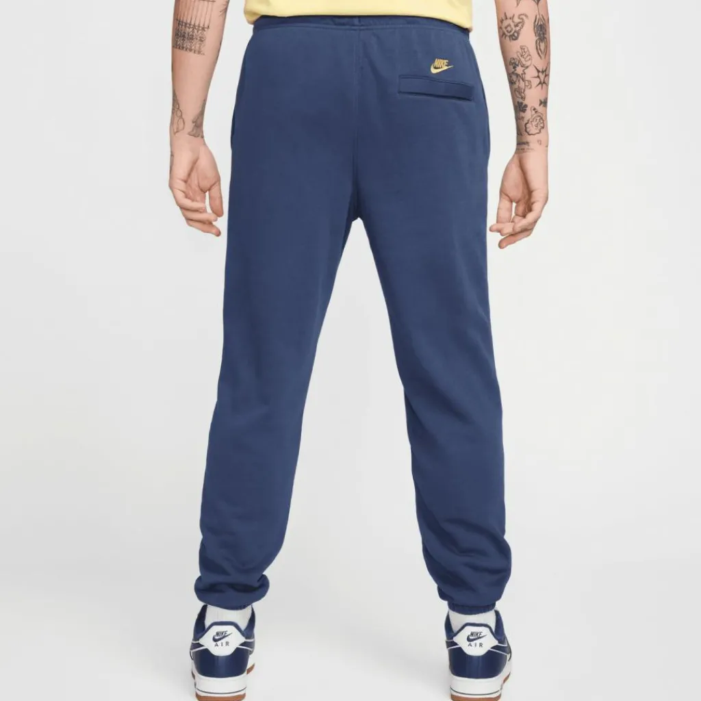 Broeken-Nike Club FT Bolt joggingbroek heren midnight navy lightening