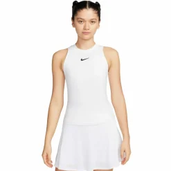 Tenniskleding-Nike Court Advantage tennis tanktop dames white