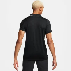 Nike Court Advantage tennispolo heren black white< Tenniskleding