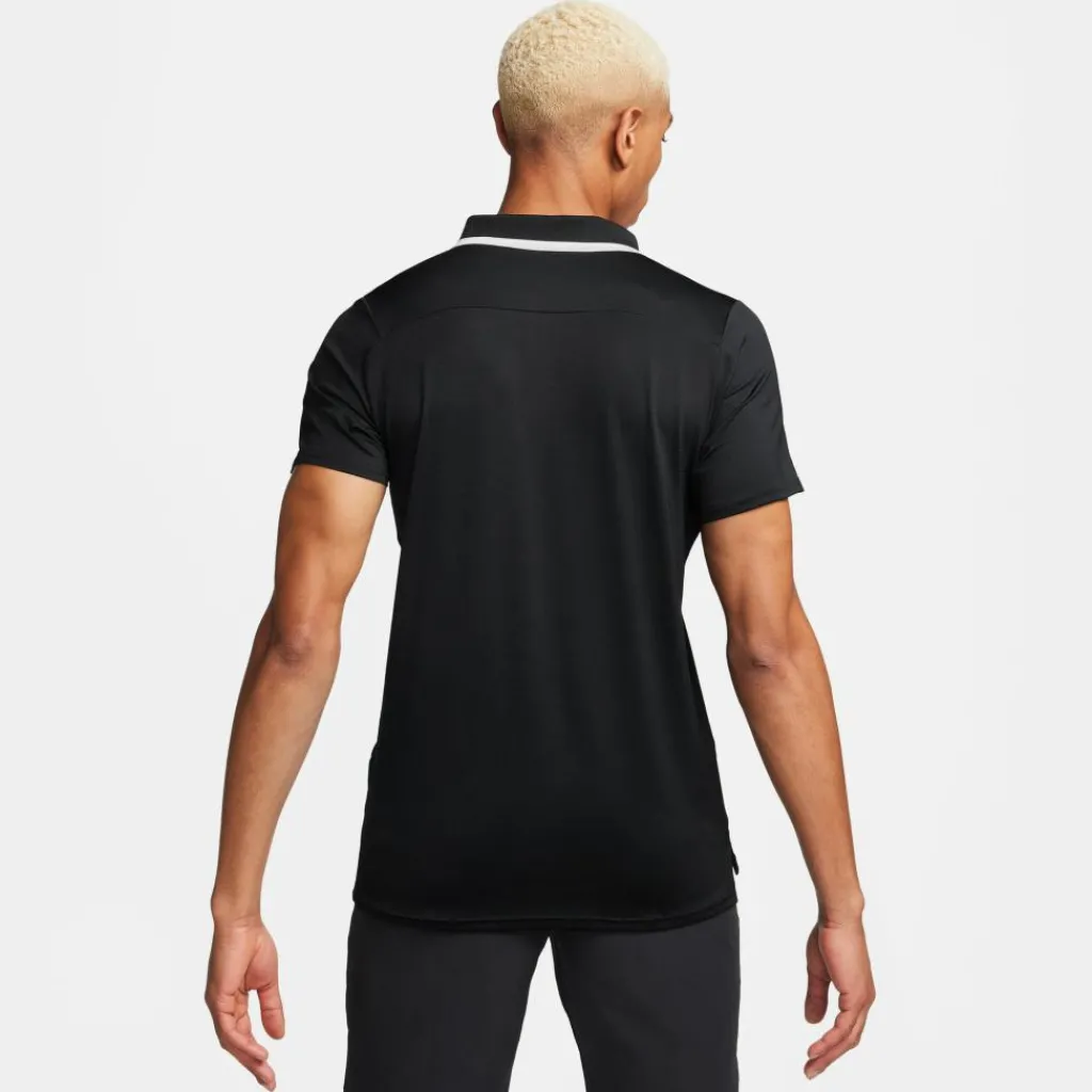 Nike Court Advantage tennispolo heren black white< Tenniskleding