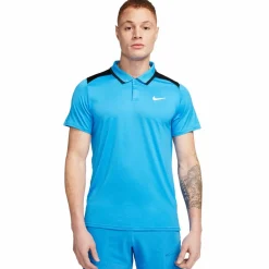 Nike Court Advantage tennispolo heren photo blue< Tenniskleding