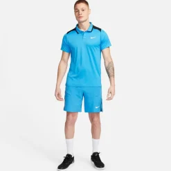 Nike Court Advantage tennispolo heren photo blue< Tenniskleding