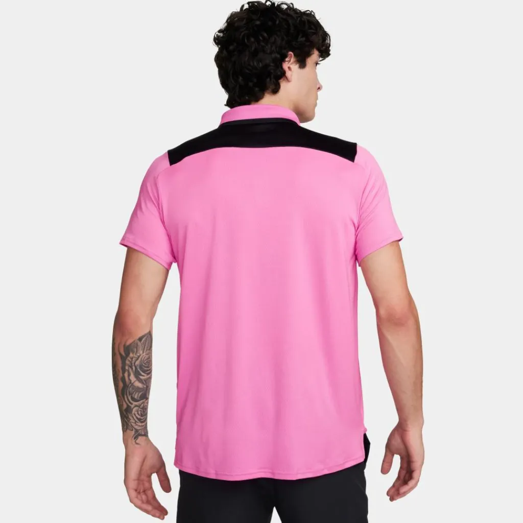 Nike Court Advantage tennispolo heren playful pink< Tenniskleding