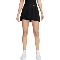 Tenniskleding-Nike Court Dri-FIT Advantage tennisrokje dames black white