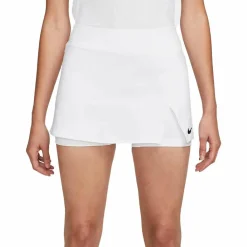 Tenniskleding-Nike Court Dri-FIT Victory tennisrokje dames white  black