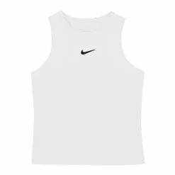 Tenniskleding-Nike Court Dri-FIT Victory tanktop junior white