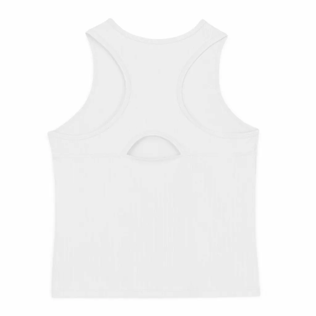 Tenniskleding-Nike Court Dri-FIT Victory tanktop junior white