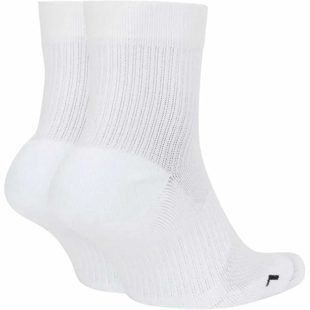 Nike Court Multiplier Max tennissokken heren 2-pack white< Tenniskleding