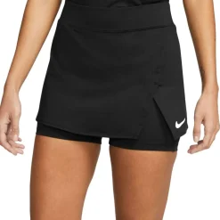 Nike Court Victory tennisrokje black white< Tenniskleding
