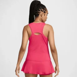 Nike Court Victory tennis tanktop dames aster pink black< Tenniskleding