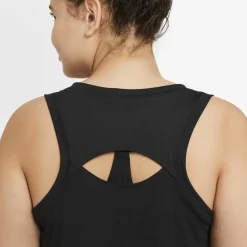 Nike Court Victory tennis tanktop dames black white< Tenniskleding