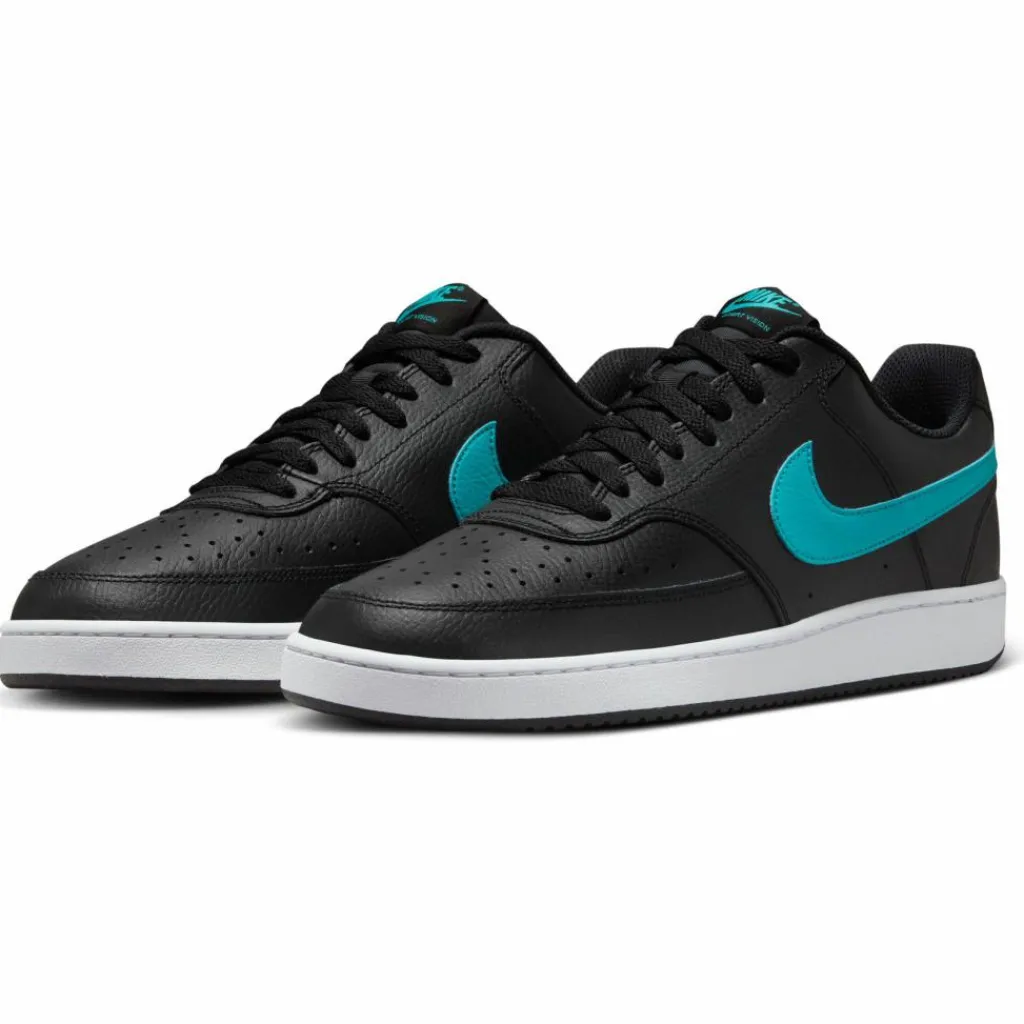 Schoenen-Nike Court Vision Low schoenen heren black dusty cactus white