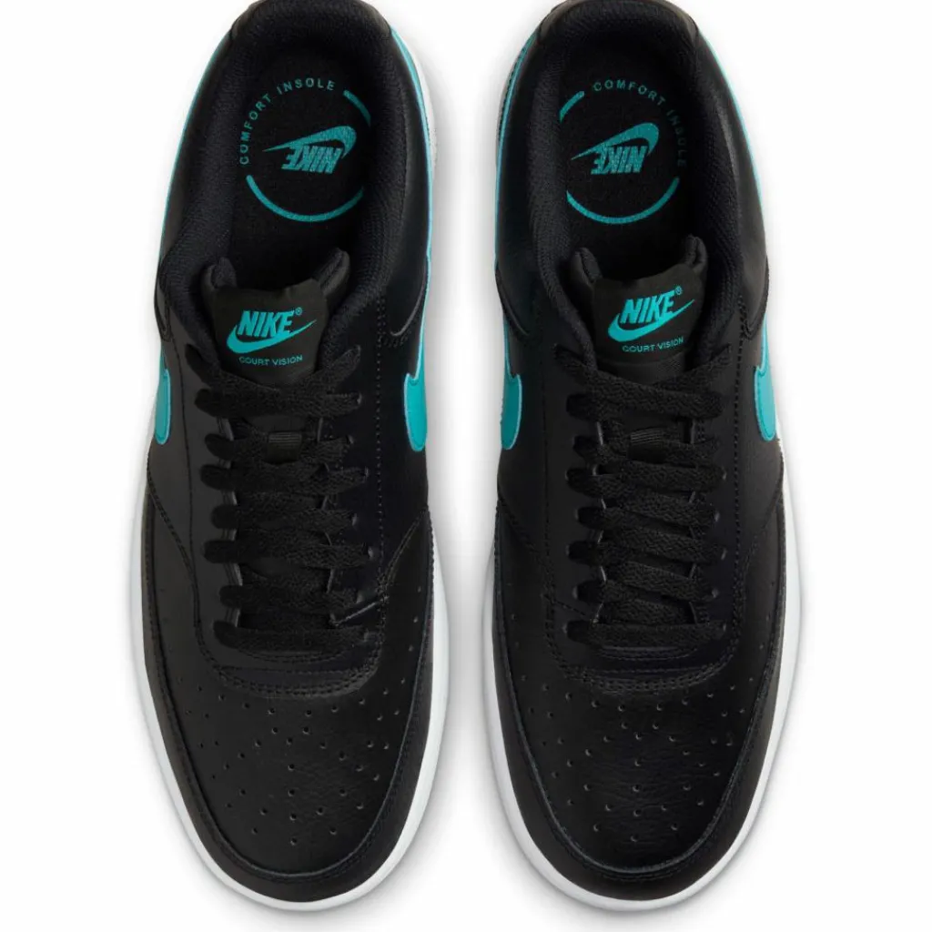 Schoenen-Nike Court Vision Low schoenen heren black dusty cactus white