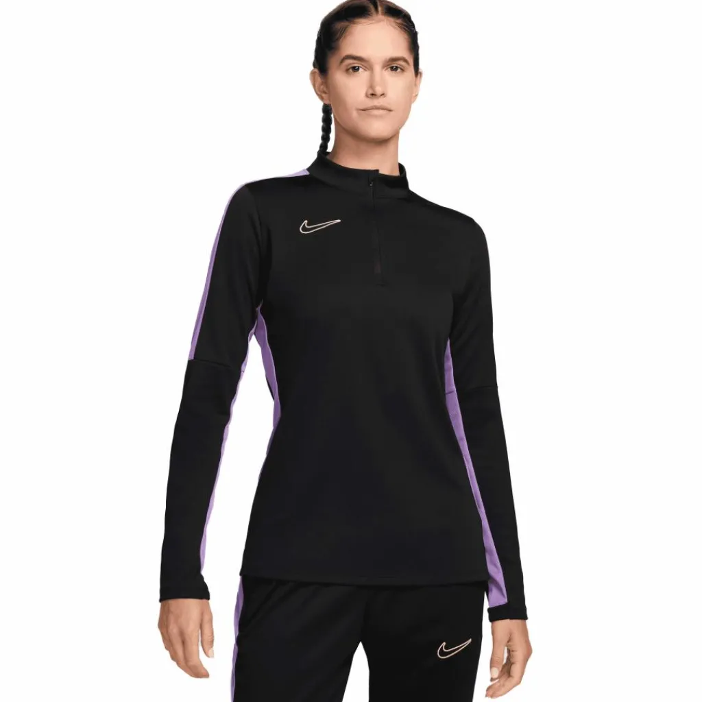 Nike Dri-FIT Academy trainingsshirt dames black raspberry< Voetbalkleding